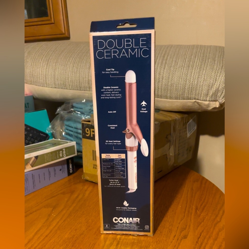 Conair double ceramic 1/2” iron